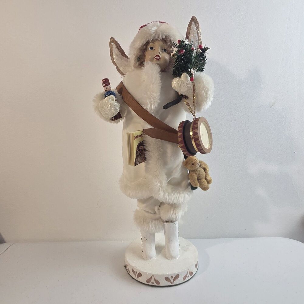 House of Hatten Judie Tasch White Christmas Angel 16.5" Toys Gifts
